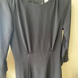 Black mini dress
